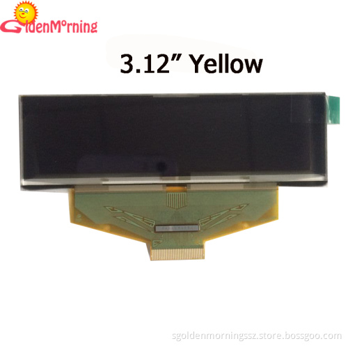 3.12" oled display yellow color